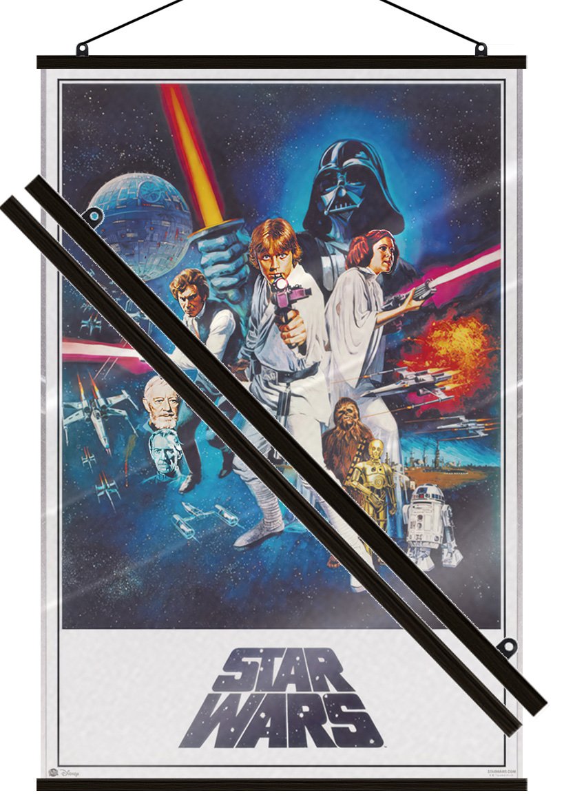 Star Wars Episode IV A New Hope Movie Poster (Regular C) (24 x 36″) (LAMINATED)
