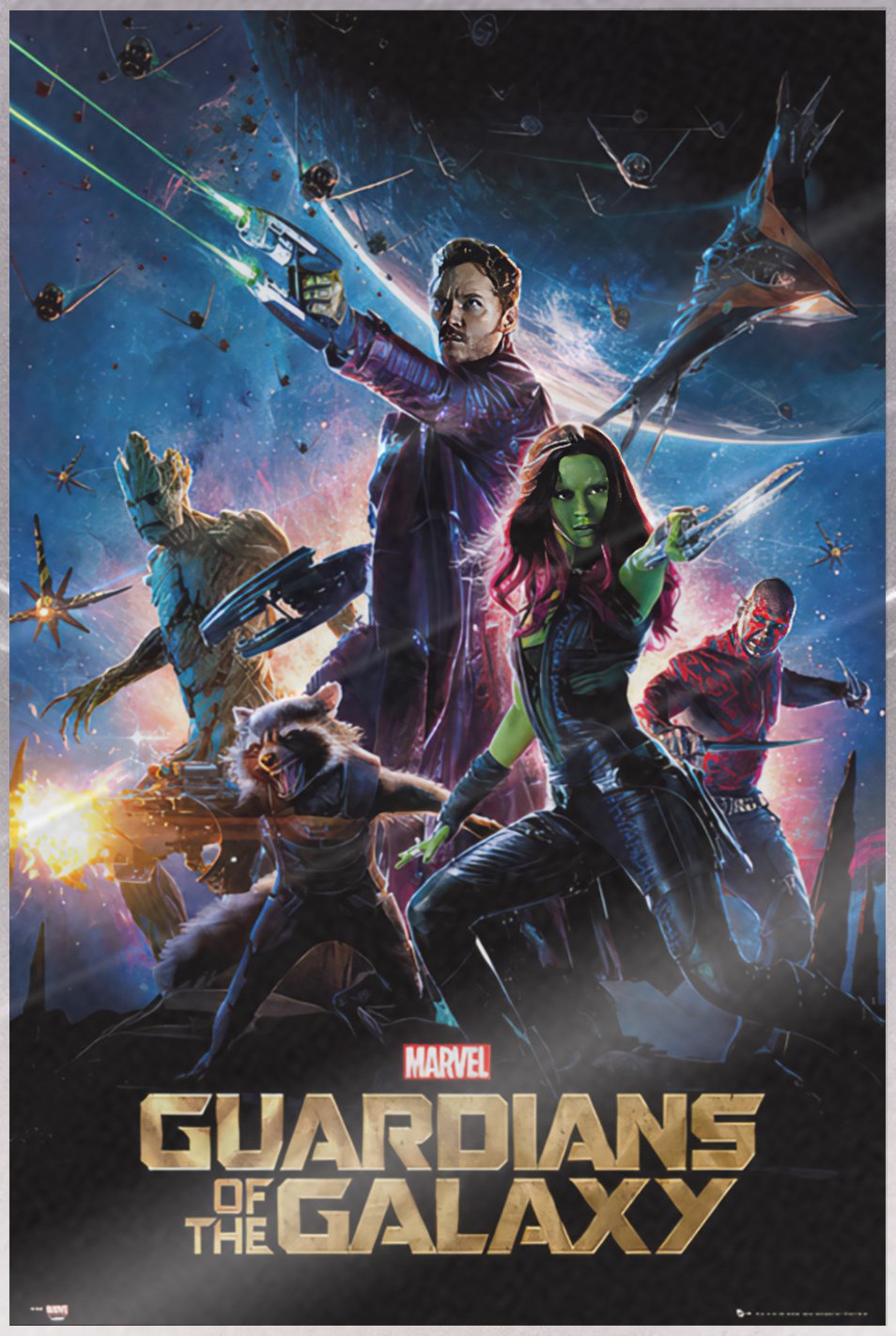 Guardians Of The Galaxy – Movie Poster (Regular) (Size: 24″ x 36″) (LAMINATED)