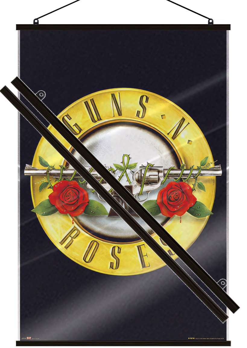 Guns N Roses – Music Poster (Logo) (Size: 24″ x 36″) (LAMINATED)