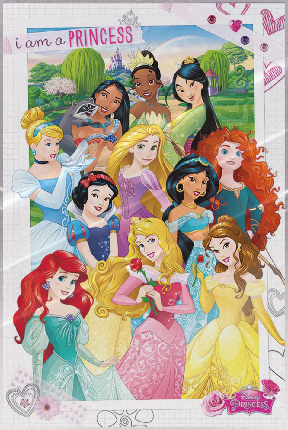 Disney Princess – TV Show – Movie Poster (11 Princesses) (24″ x 36″) (LAMINATED)
