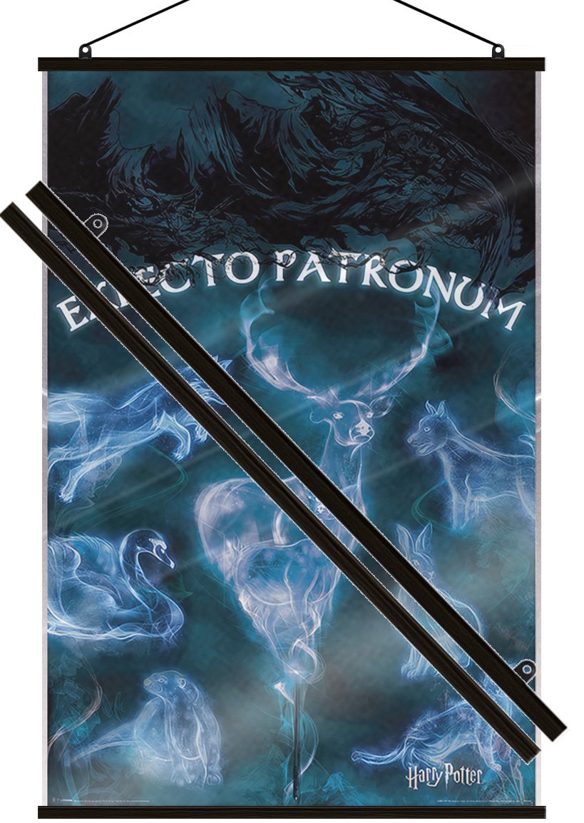 Harry Potter – Movie Poster (Different Patronuses) (Size: 24″ x 36″) (LAMINATED)
