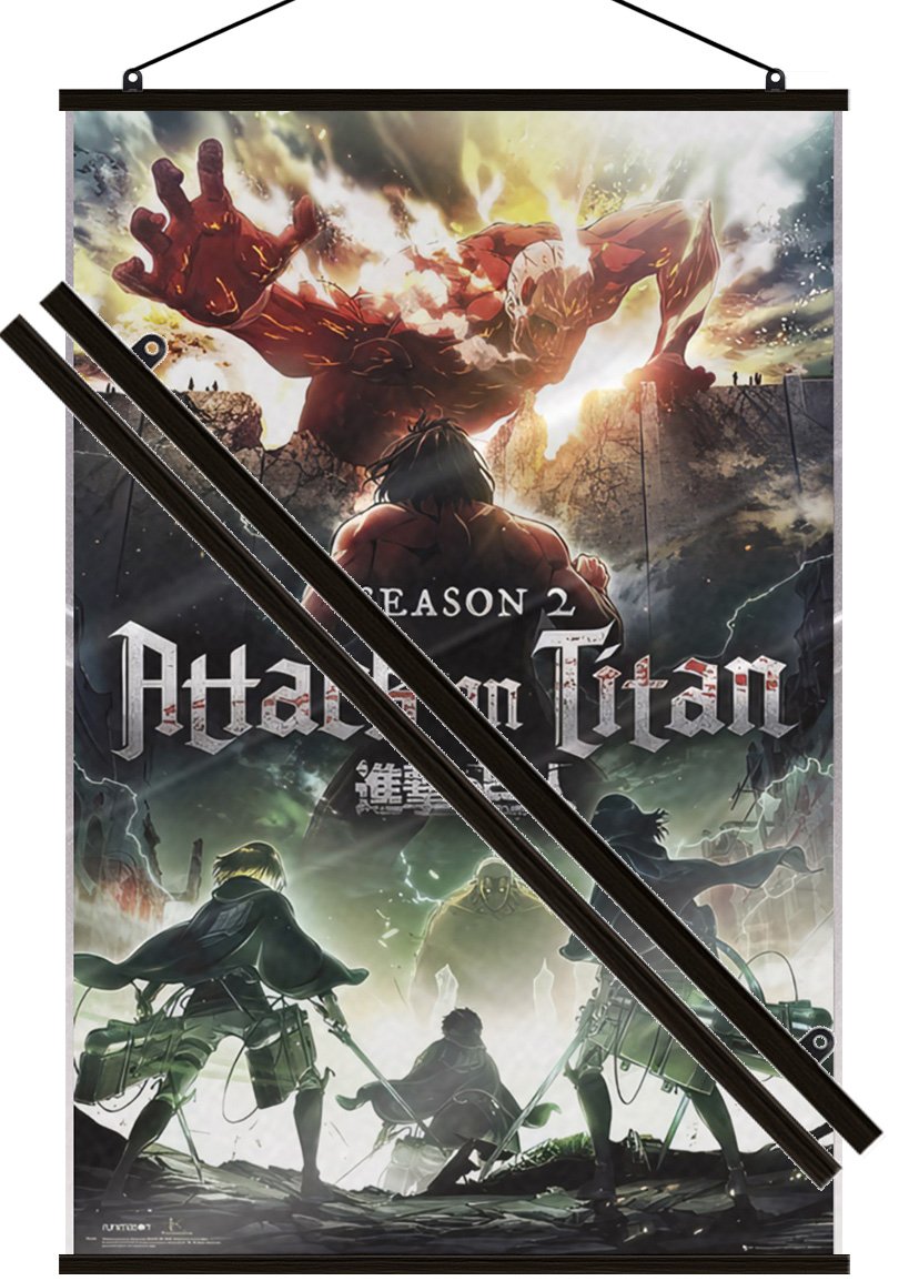 Attack on Titan – Season 2 – Poster (Regular) (Size: 24″ x 36″) (LAMINATED)
