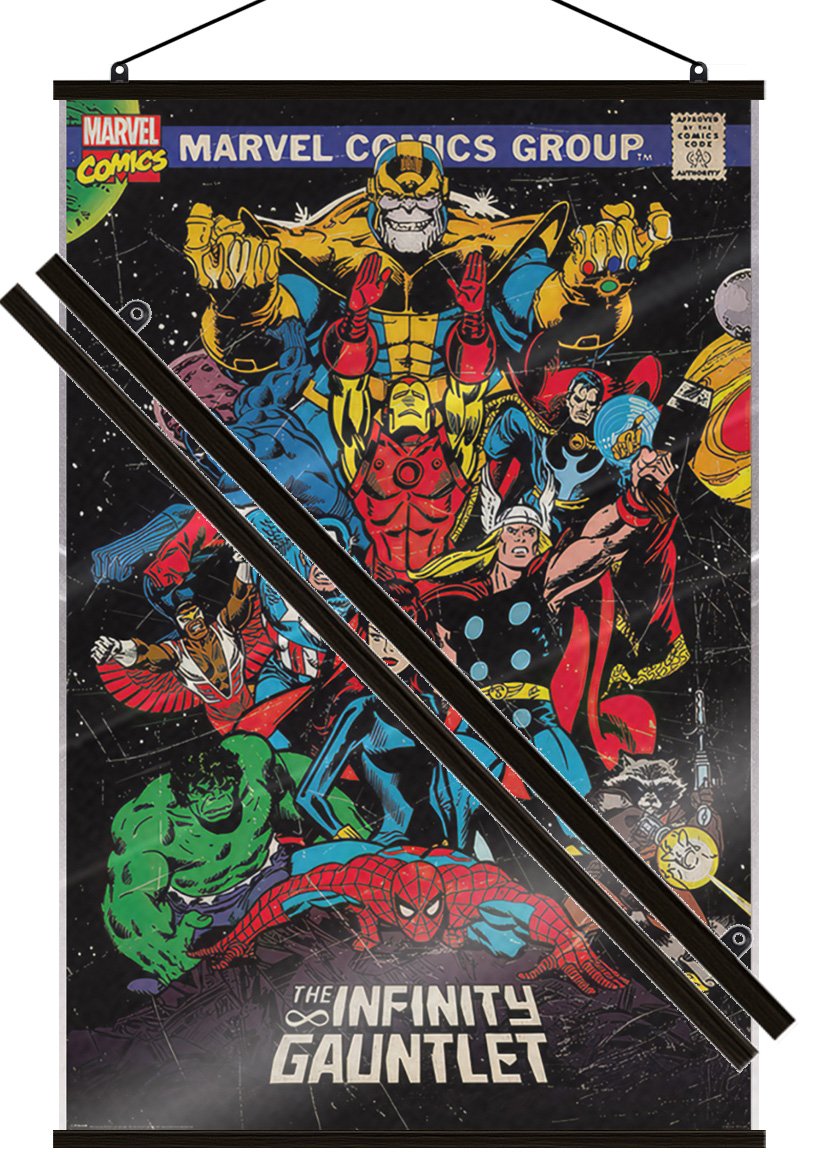 Marvel Comics – Comic Poster (Comic Cover – Infinity Gauntlet) (LAMINATED)