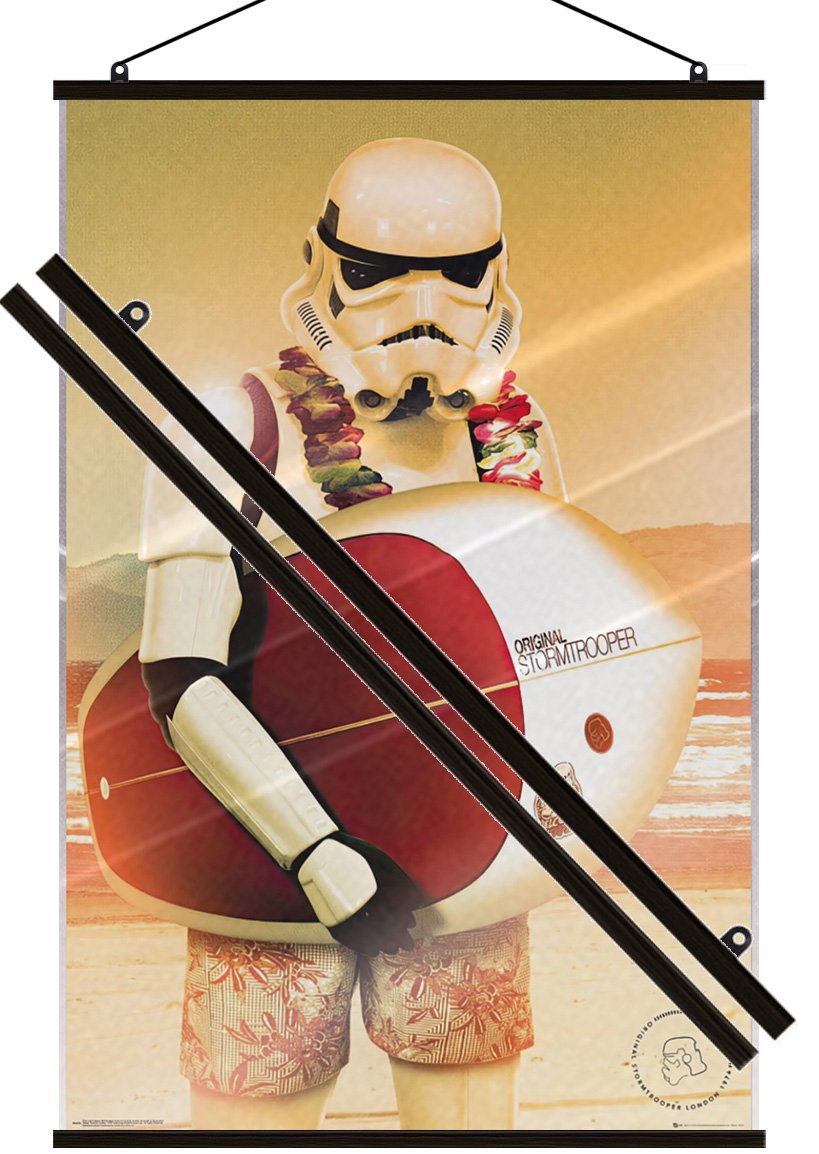 Original Stormtrooper – Movie Poster (Stormtrooper with Surfboard) (LAMINATED)