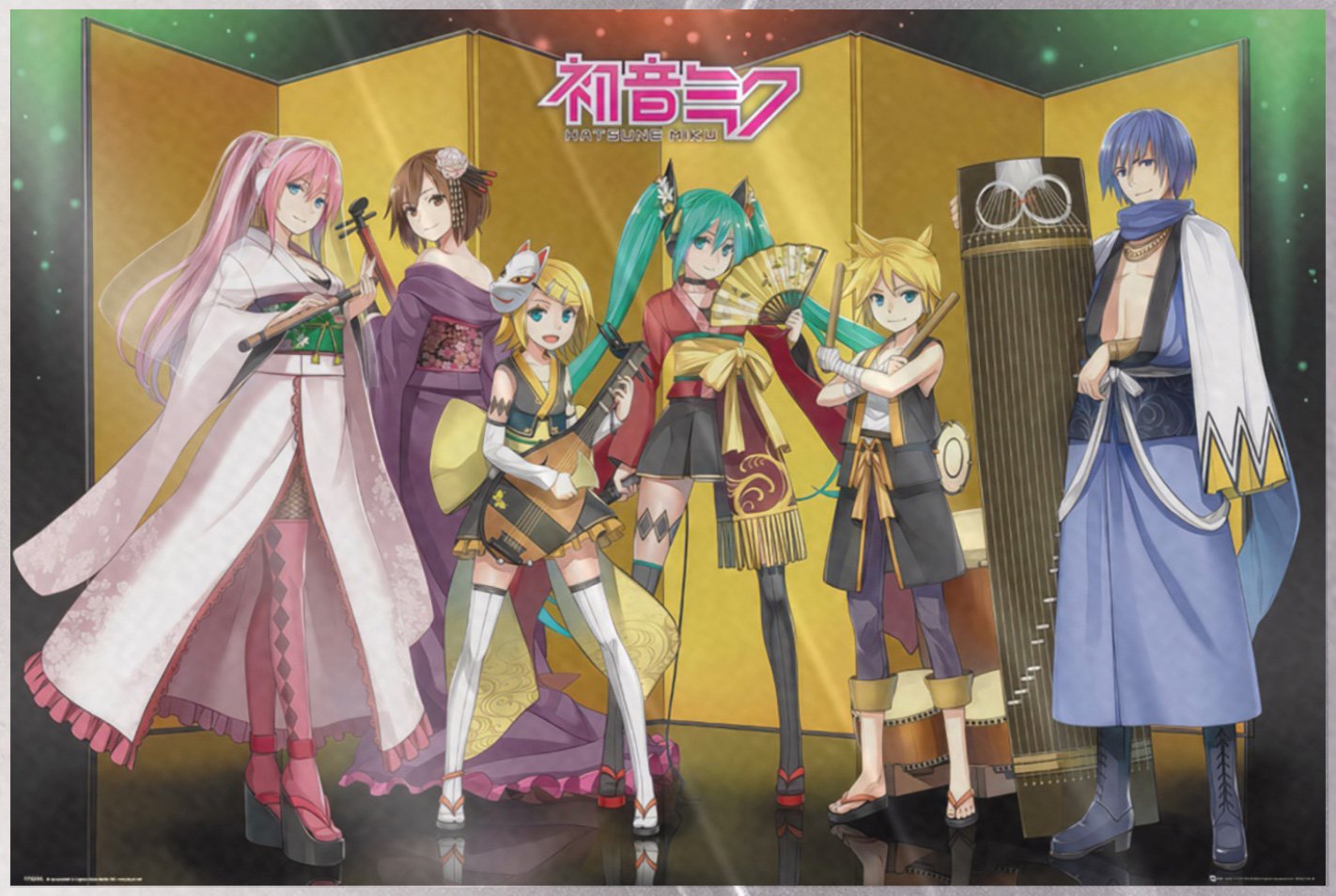 Hatsune Miku – Poster Print (Kuroshishi Unit) (Size: 36 x 24″) (LAMINATED)