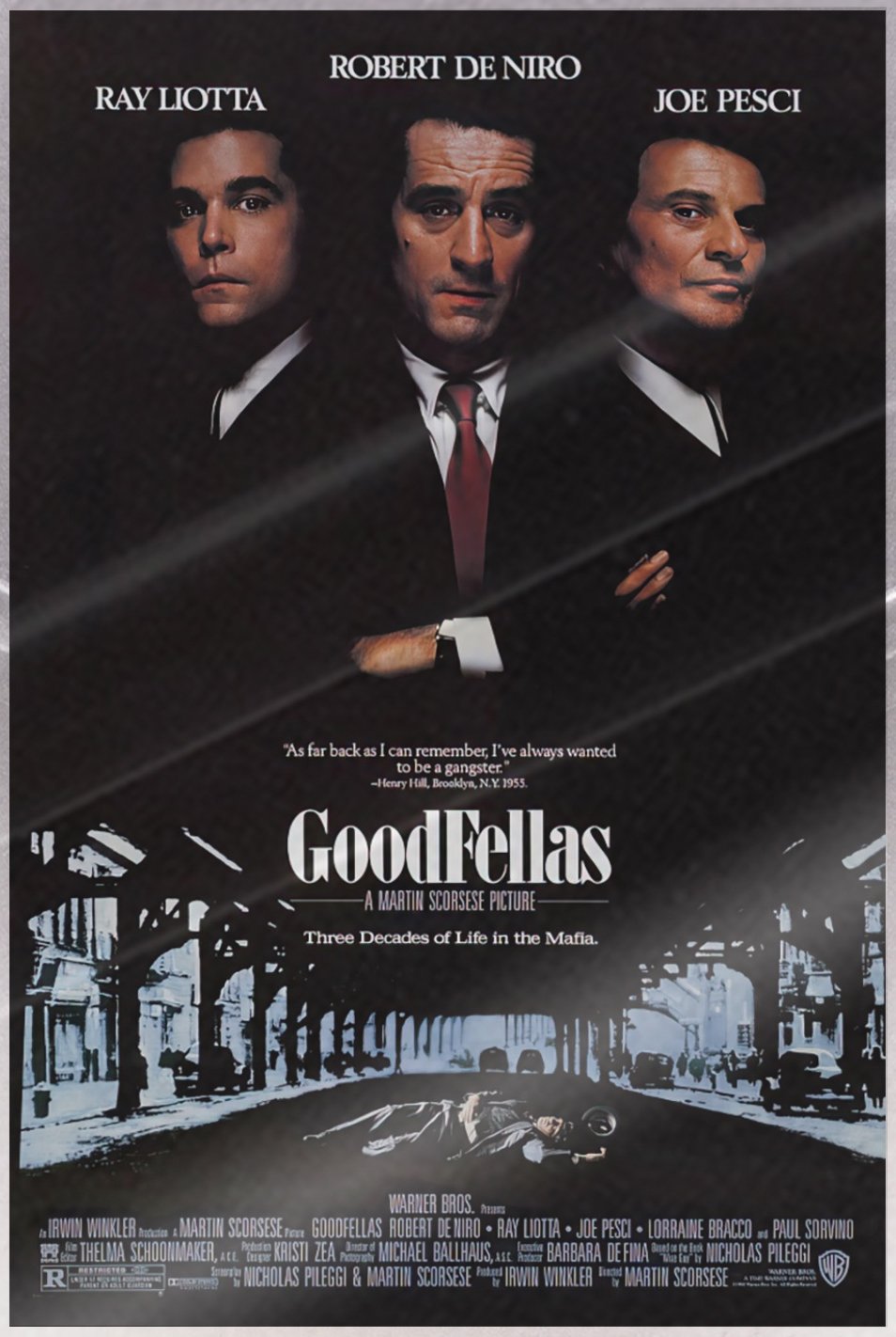 Goodfellas – Movie Poster (Regular Style) (Size: 24″ x 36″) (LAMINATED)