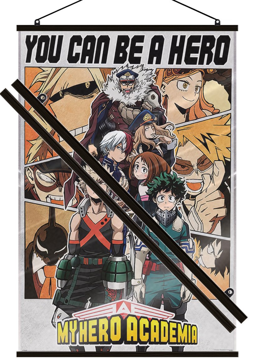 My Hero Academia – Anime Poster (The Cast) (Size: 24″ x 36″) (LAMINATED)