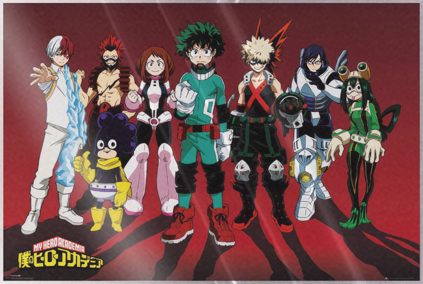 My Hero Academia – Manga Anime TV Show Poster (Line-Up) (36″ x 24″) (LAMINATED)