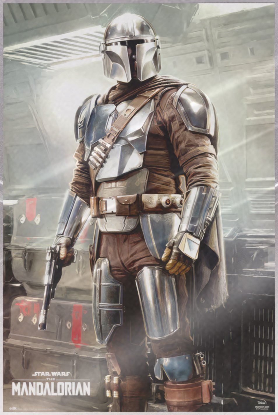 Star Wars: The Mandalorian - Poster (Mando In Armor) (Size 24 x 36