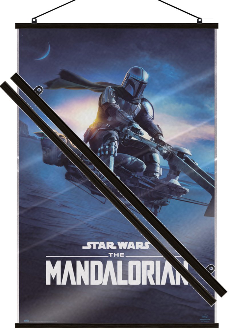 Star Wars: The Mandalorian – Poster (Speeder) (Size: 24″ x 36″) (LAMINATED)