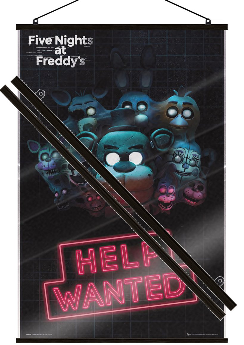 Five Nights At Freddy’s – Gaming Poster (Help Wanted) (24″ x 36″) (LAMINATED)