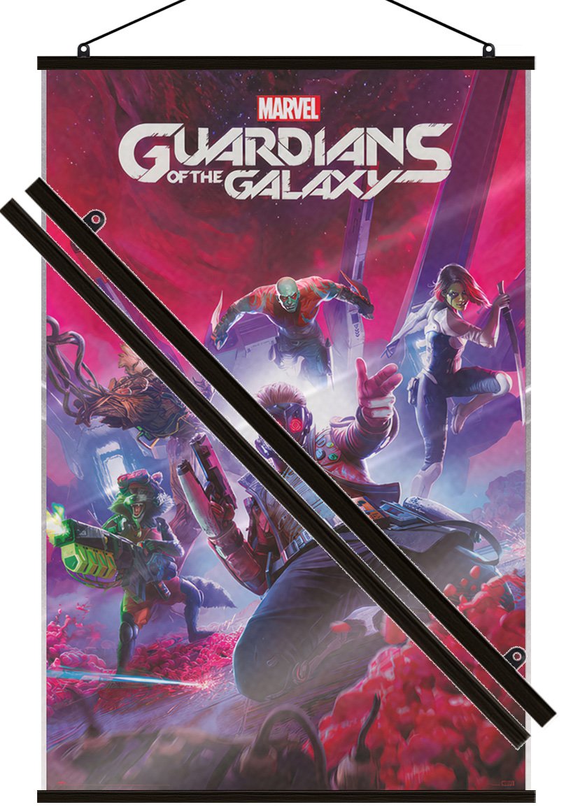 Guardians Of The Galaxy – Gaming Poster (Game Cover) (Size 24 x 36″) (LAMINATED)