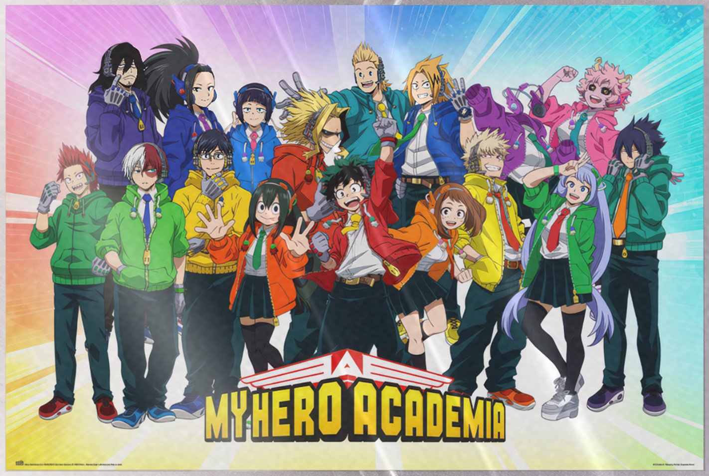 My Hero Academia – Anime Poster (All The Heroes) (Size: 36″ x 24″) (LAMINATED)