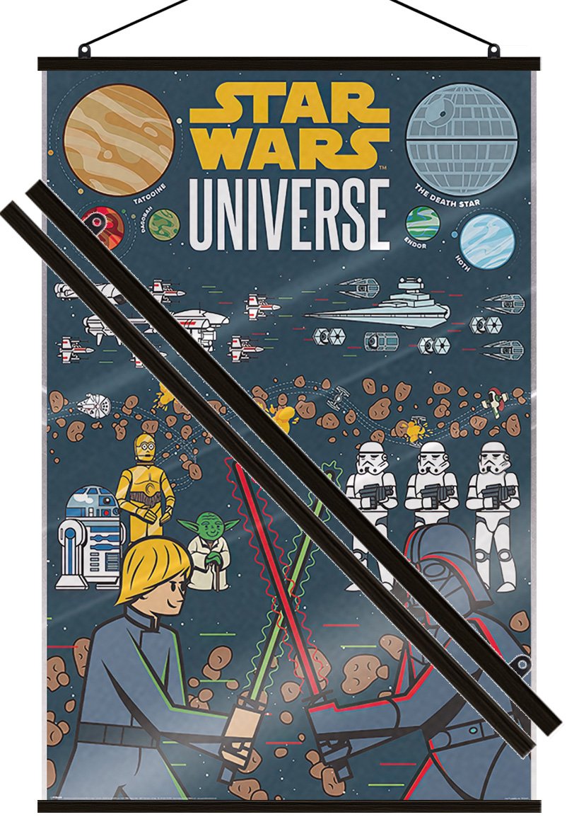 Star Wars Universe – Movie Poster (Darth Vader vs. Luke Skywalker) (LAMINATED)