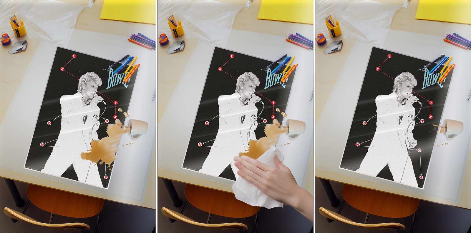 David Bowie - Music Personality Poster (Let's Dance) (Size 24 x 36 ...