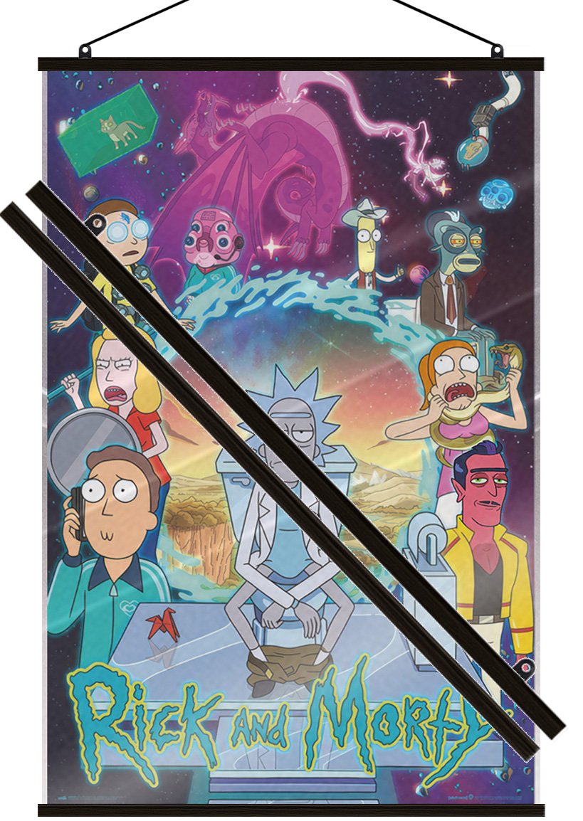 Rick And Morty – Poster (Season 4 – Regular) (Size: 24″ x 36″) (LAMINATED)