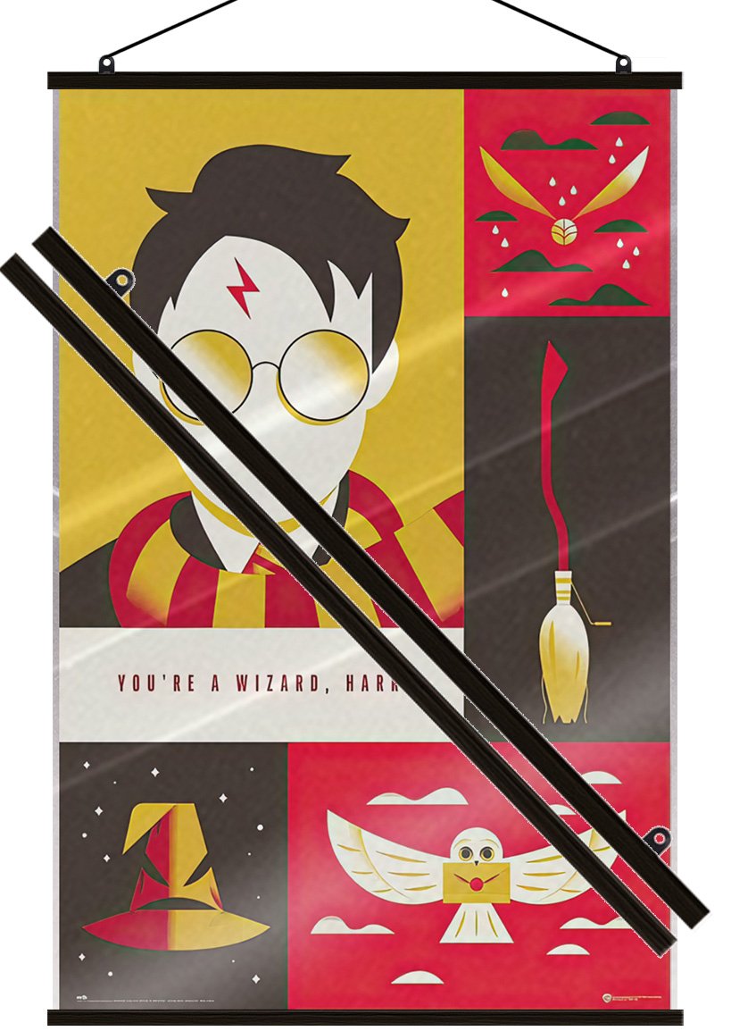 Harry Potter – Pop-Art Poster (You’re A Wizard, Harry) (24″ x 36″) (LAMINATED)