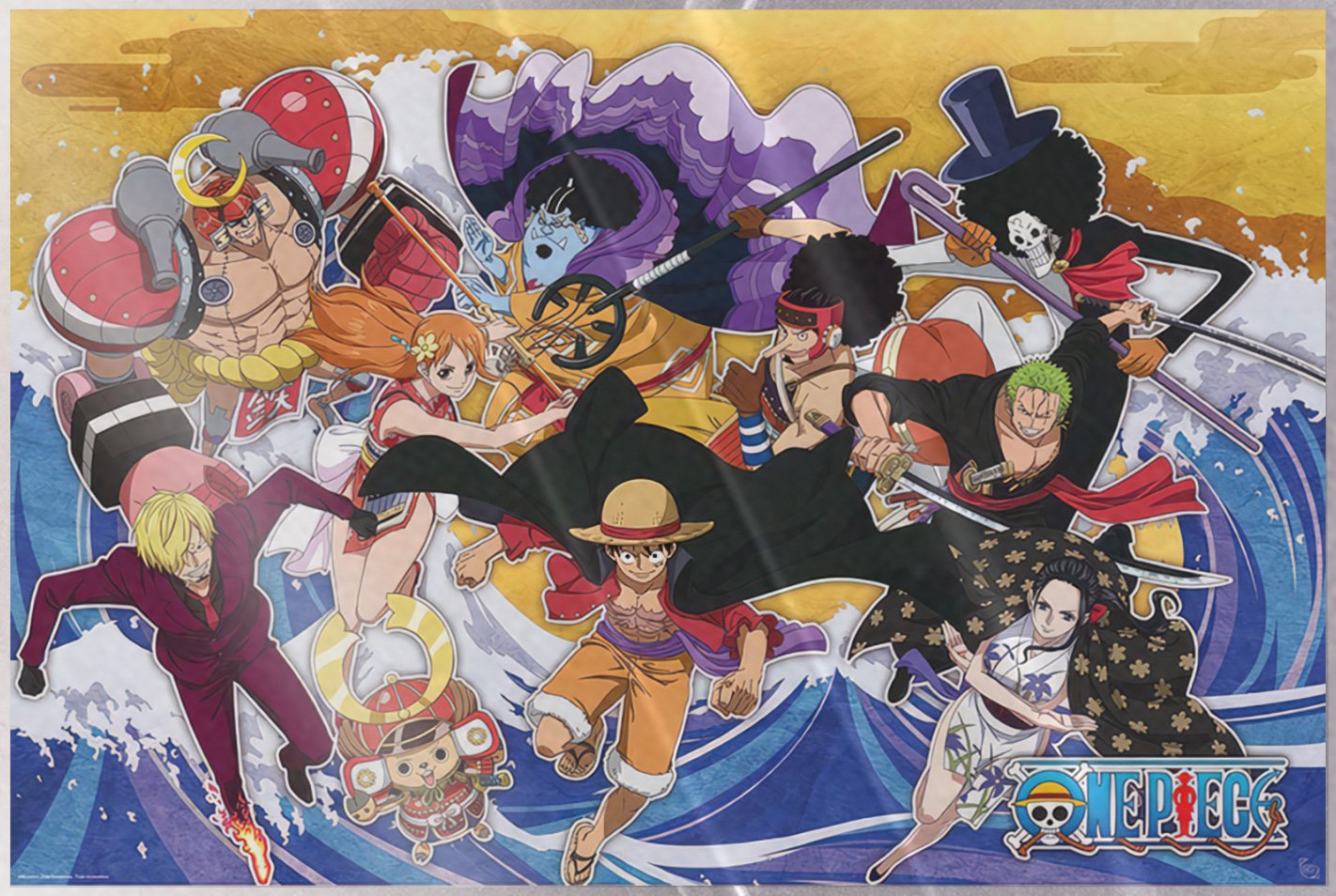 One Piece – Manga Anime TV Show Poster (Wano Country) (36″ x 24″) (LAMINATED)