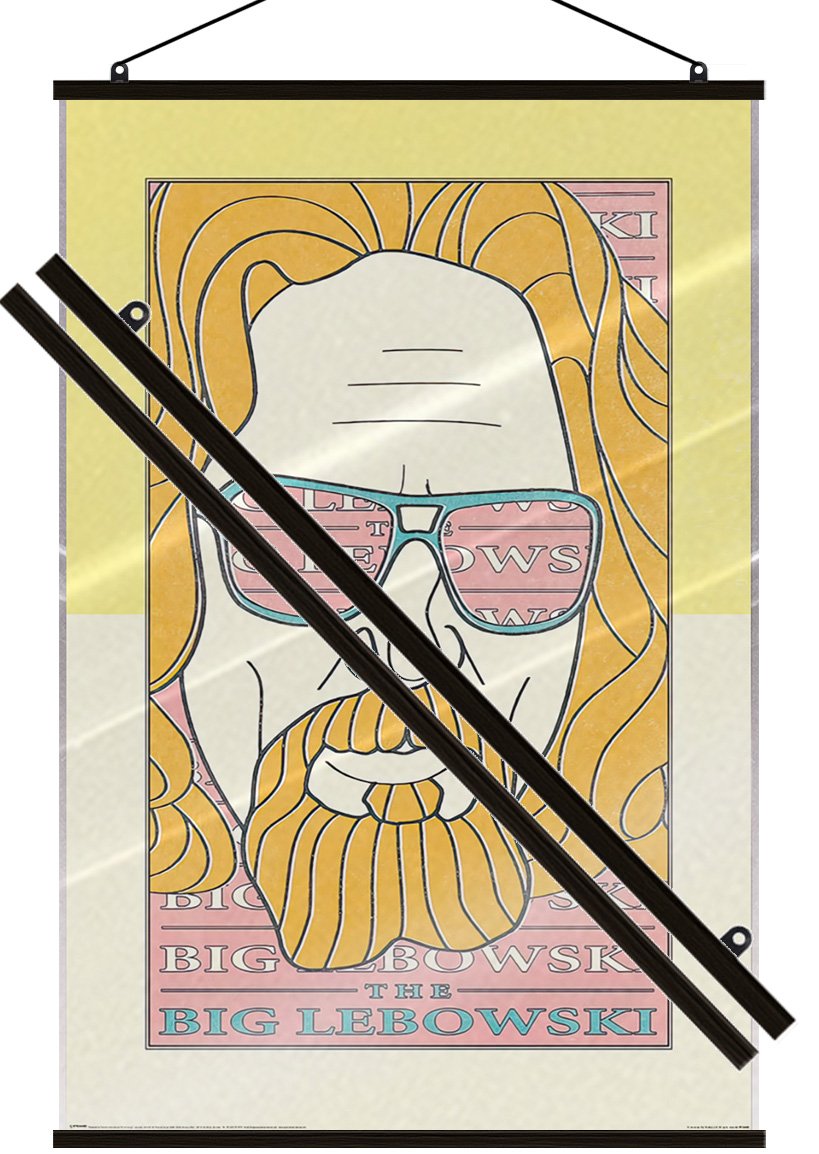 The Big Lebowski – Pop-Art Movie Poster (The Dude) (Size: 24″ x 36″) (LAMINATED)