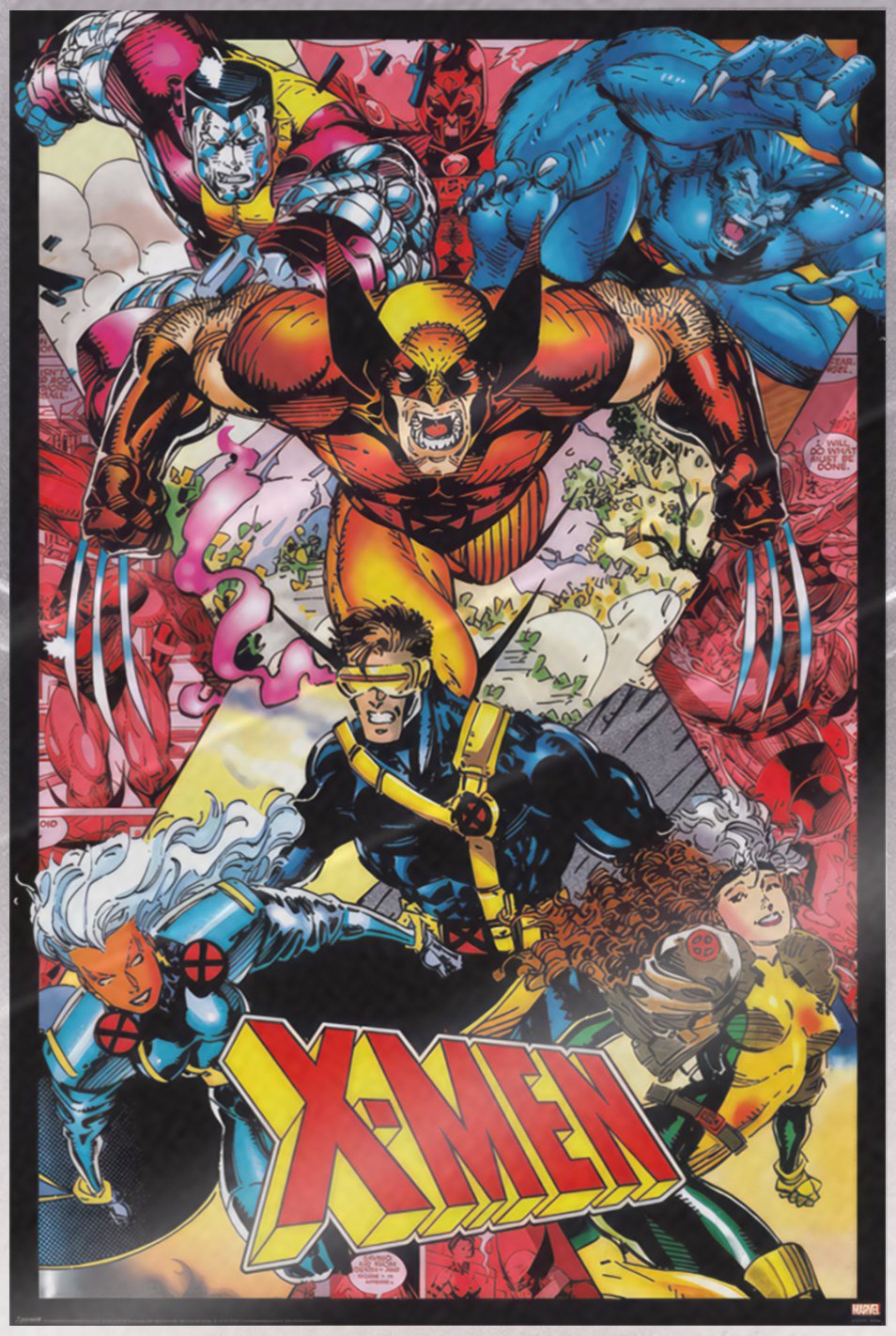 X-Men – Comic Poster (Uncanny) (Size: 24″ x 36″) (LAMINATED)