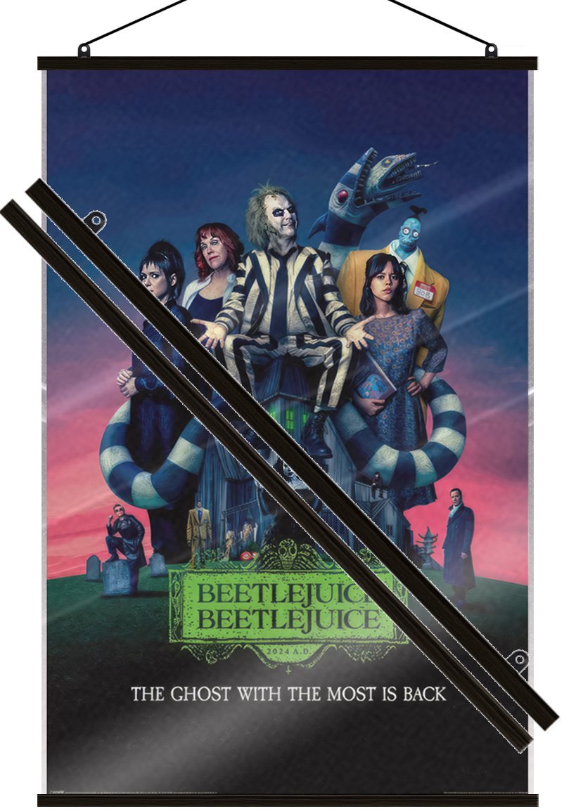 Beetlejuice 2 – Movie Poster (Regular) (Size: 24″ x 36″) (LAMINATED)