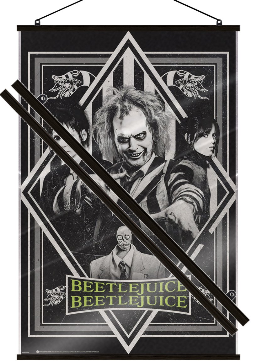 Beetlejuice 2 – Movie Poster (Character Montage) (Size: 24″ x 36″) (LAMINATED)