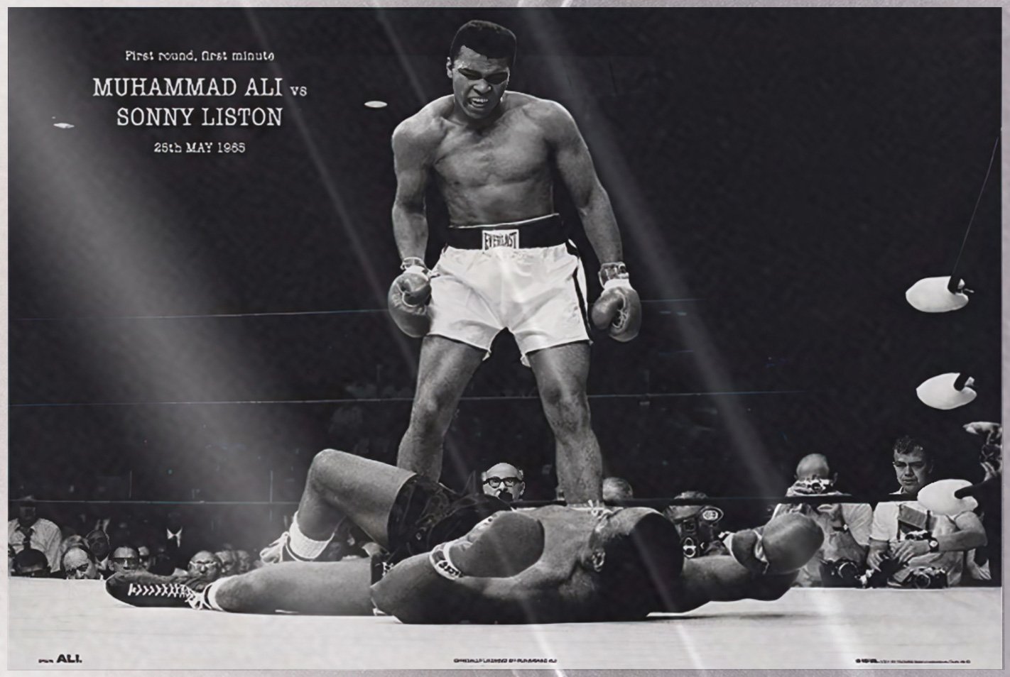 Muhammad Ali - Sports Poster (Muhammad Ali vs. Sonny Liston) (LAMINATED ...