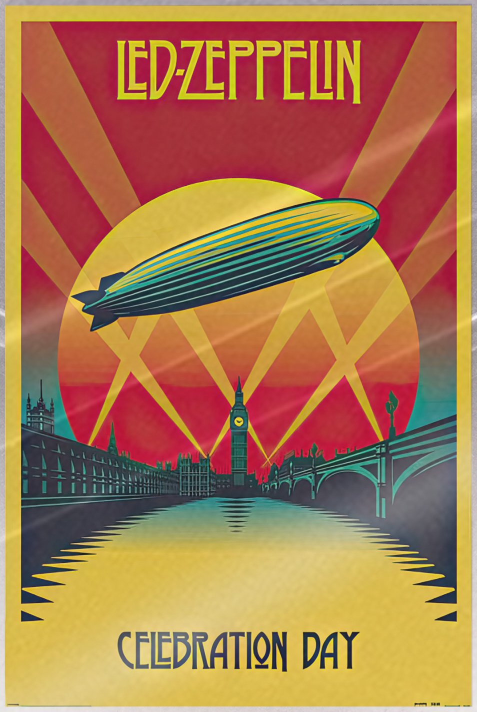 Led Zeppelin – Music Movie Poster (Celebration Day) (Size: 24 x 36″) (LAMINATED)