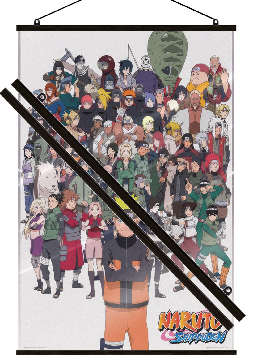 Naruto Shippuden – Anime Poster (All Characters) (Size: 24″ x 36″) (LAMINATED)