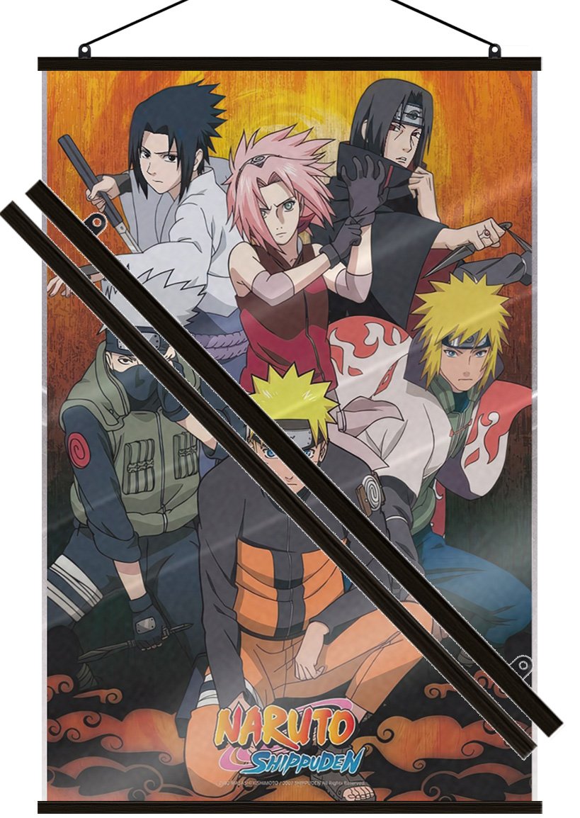 Naruto Shippuden – Anime Poster (Naruto & Friends) (Size: 24″ x 36″) (LAMINATED)