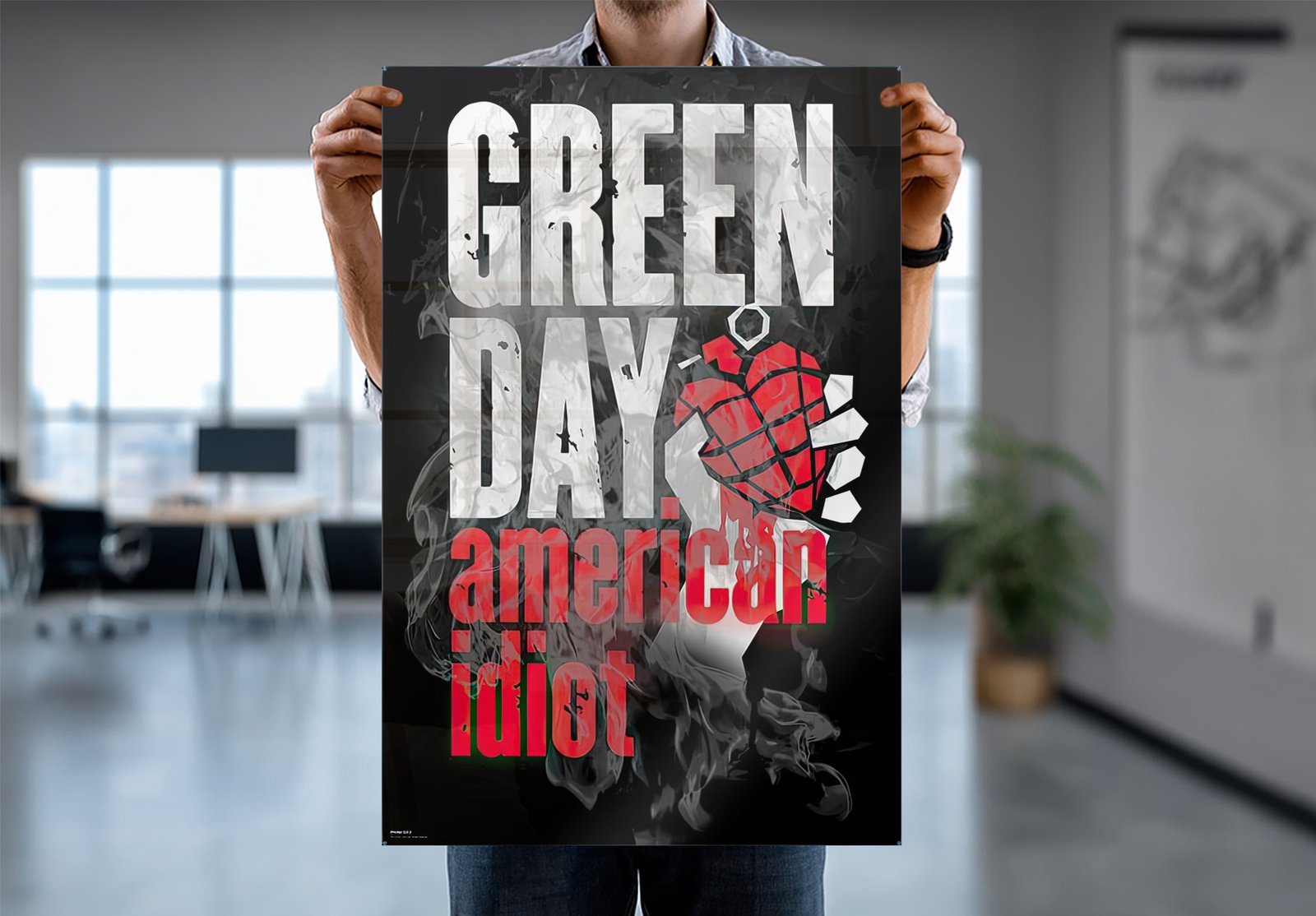 Green Day - Music Poster Set (Dookie & American Idiot Album Covers