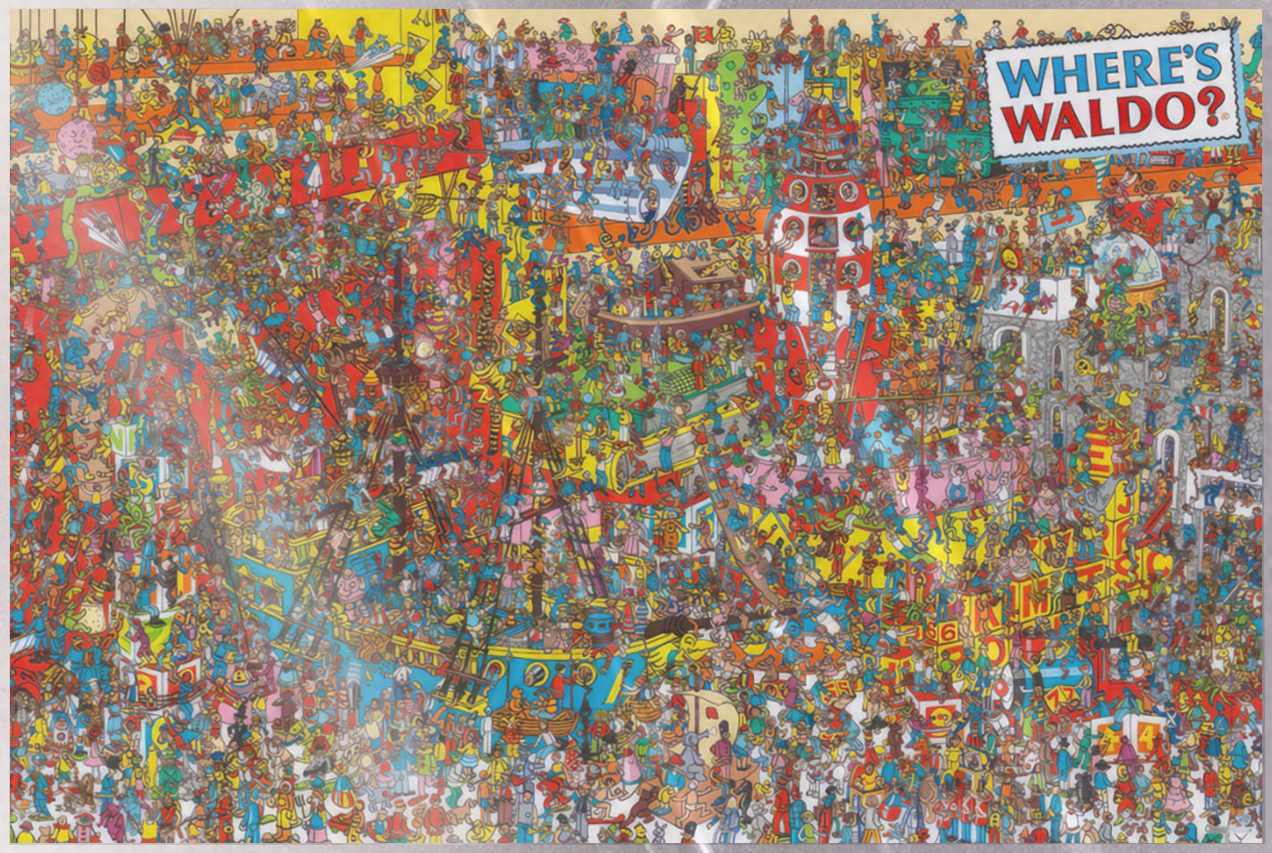 Where’s Waldo – Poster (Toys) (Size: 36″ x 24″) (LAMINATED)