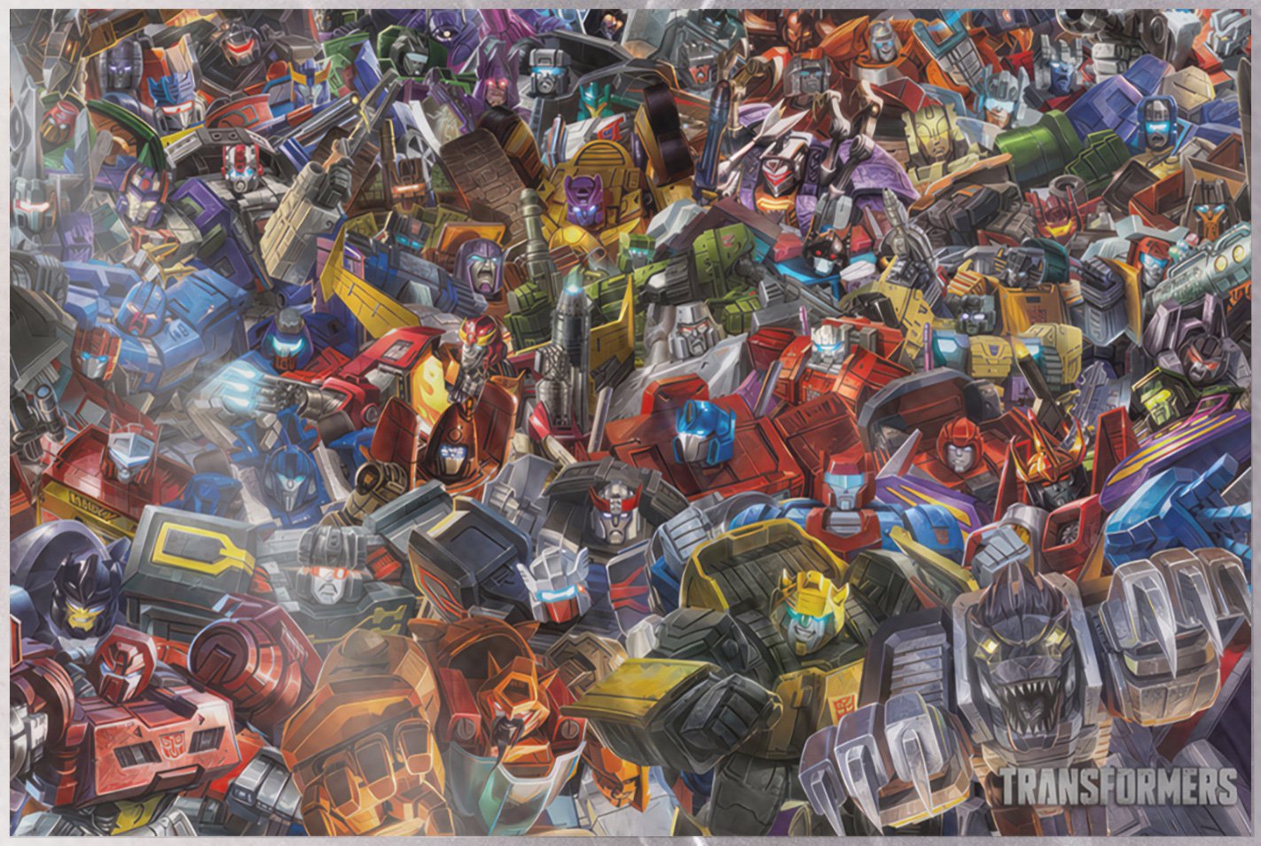 Transformers – TV Poster (Autobots & Decepticons) (Size: 36″ x 24″) (LAMINATED)