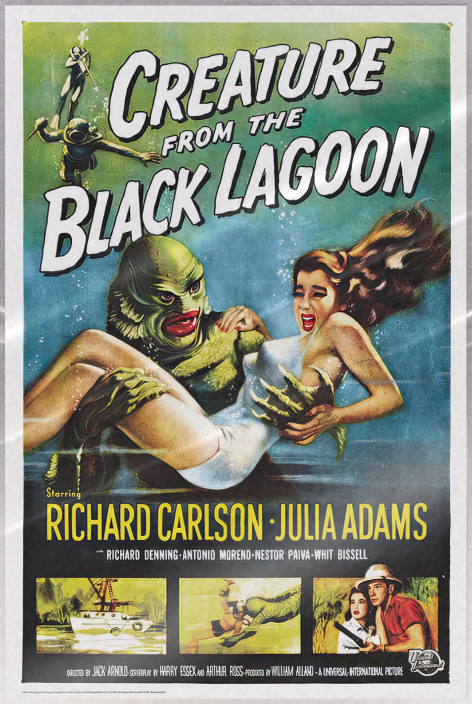 Creature From The Black Lagoon – Movie Poster (Regular) (24″ x 36″) (LAMINATED)