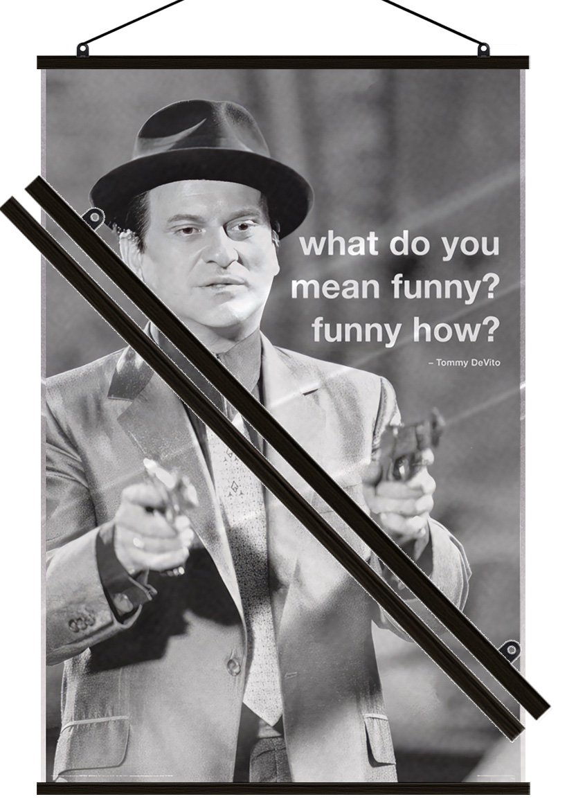Goodfellas – Movie Poster (Funny How? – Tommy DeVito) (24″ x 36″) (LAMINATED)