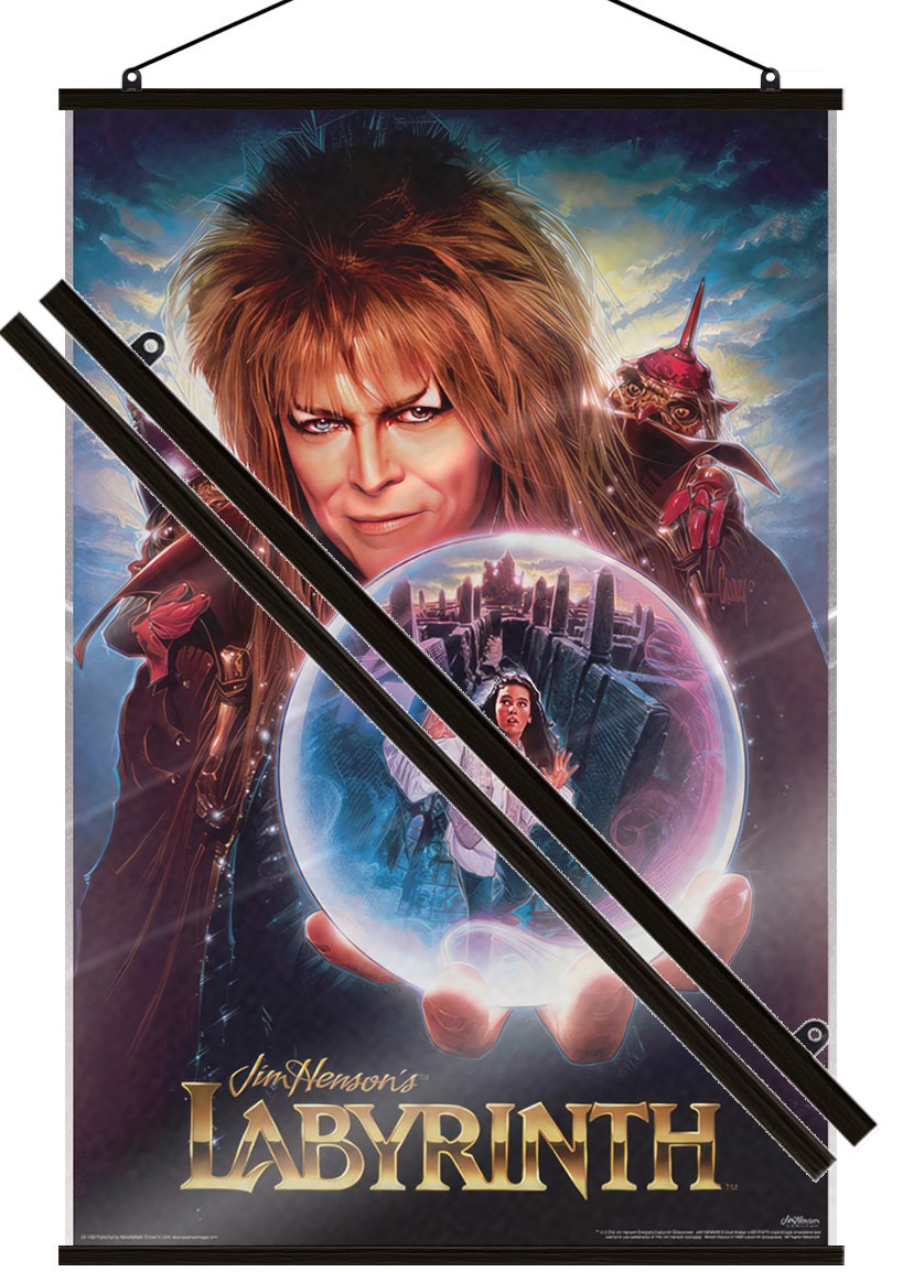 Labyrinth – Movie Poster (Regular – David Bowie) (Size: 24″ x 36″) (LAMINATED)