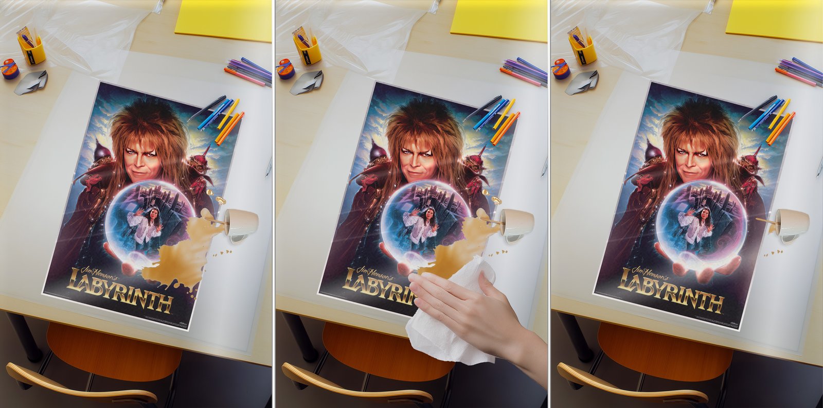 Labyrinth - Movie Poster (Regular - David Bowie) (Size: 24" x 36 ...