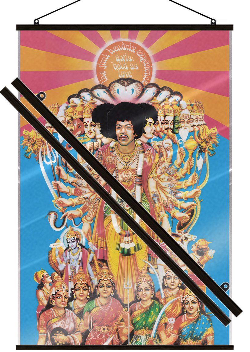 The Jimi Hendrix Experience – Music Poster (Axis Bold As Love) (LAMINATED)