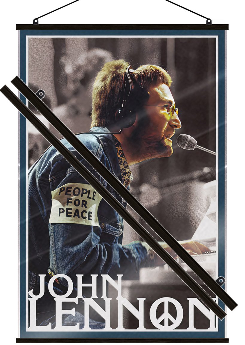 John Lennon – Music Poster (People For Peace) (Size: 24″ x 36″) (LAMINATED)