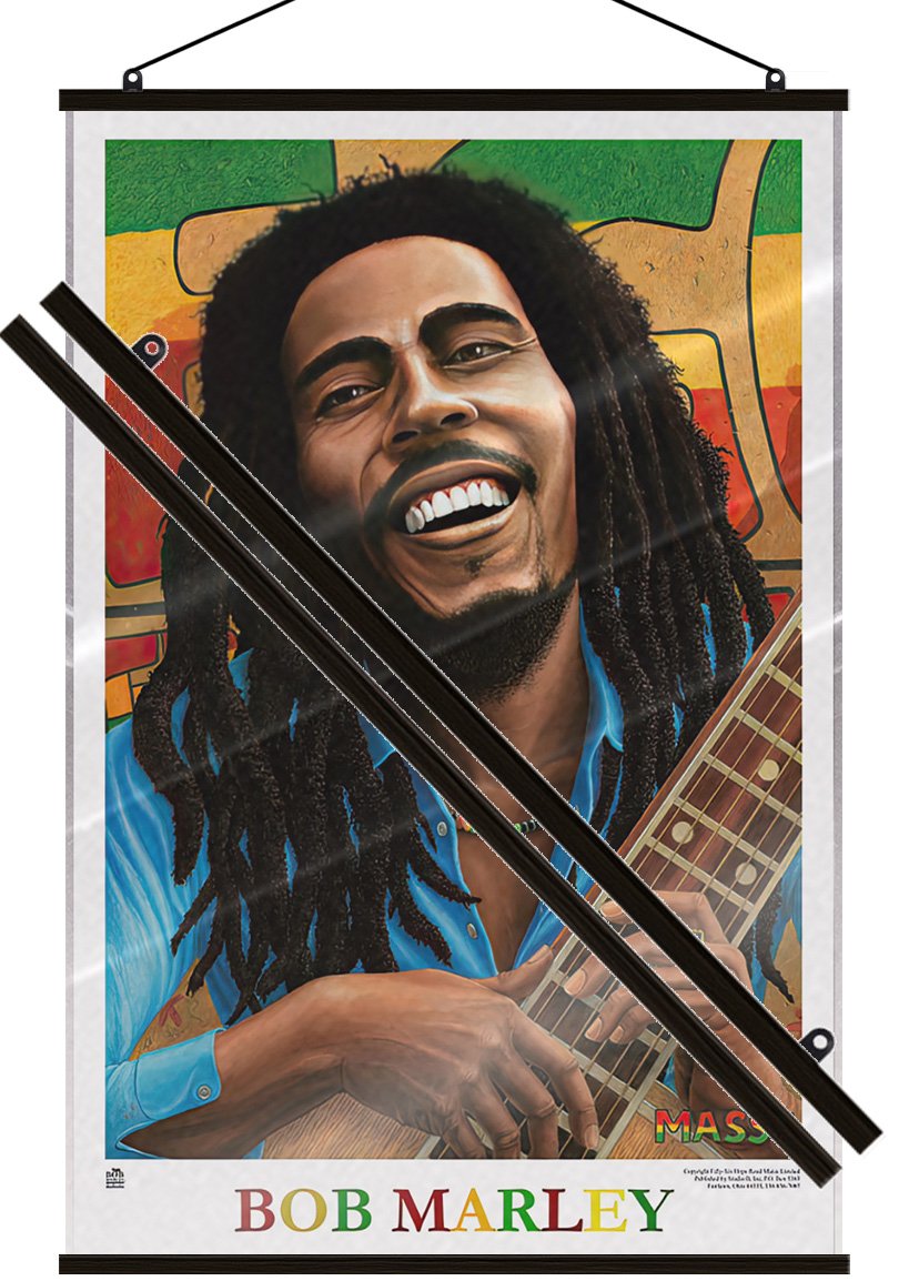 Bob Marley – Pop-Art Music Poster (Bob Masse Art) (Size: 24″ x 36″) (LAMINATED)