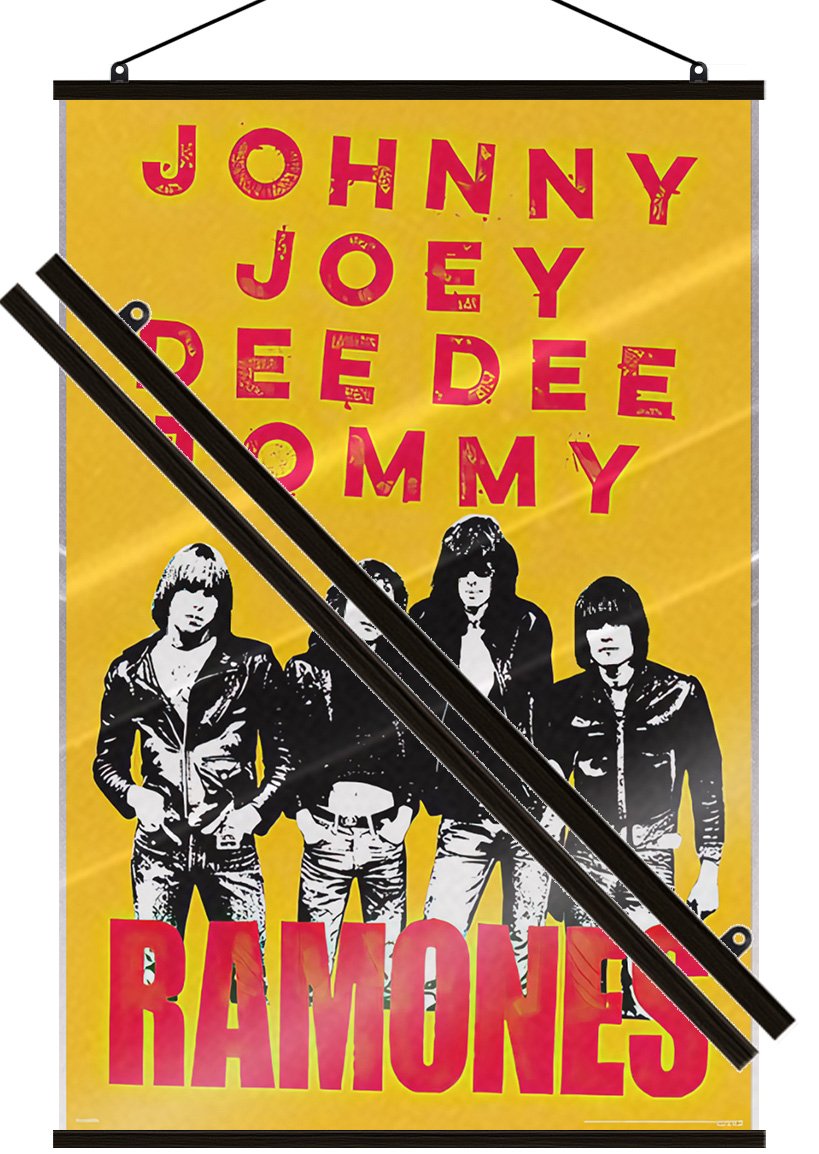 Ramones – Music Poster (Johnny, Joey, Dee Dee & Tommy) (24″ x 36″) (LAMINATED)