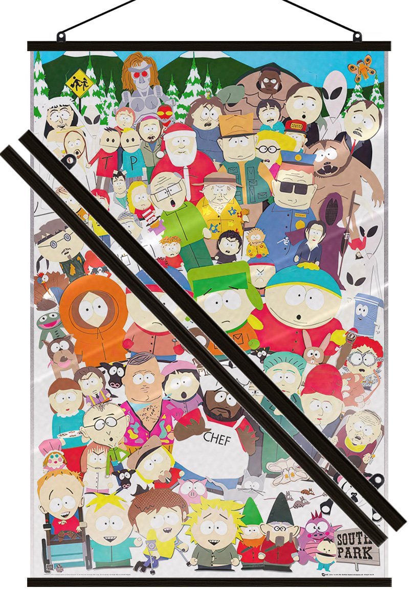 South Park – Poster (All South Park Characters) (Size: 24″ x 36″) (LAMINATED)