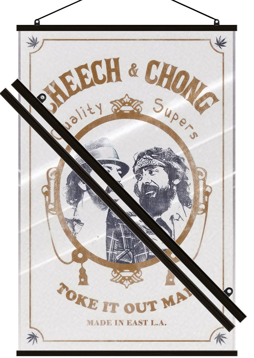 Cheech & Chong – Movie Poster (Toke It Out Man- Rolling Paper Ad) (LAMINATED)