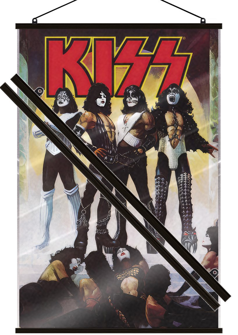 Kiss – Music Poster (Love Gun) (Size: 24″ x 36″) (LAMINATED)