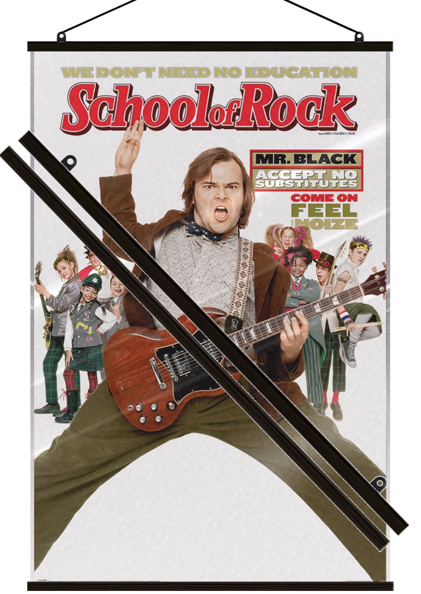 School Of Rock – Movie Poster (Regular Style) (Size: 24″ x 36″) (LAMINATED)