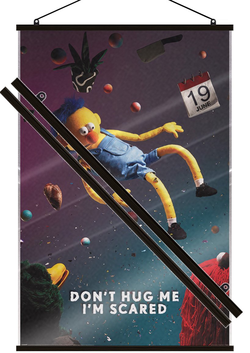 Don’t Hug Me I’m Scared – TV Poster (Yellow Guy Falling) (24″ x 36″) (LAMINATED)