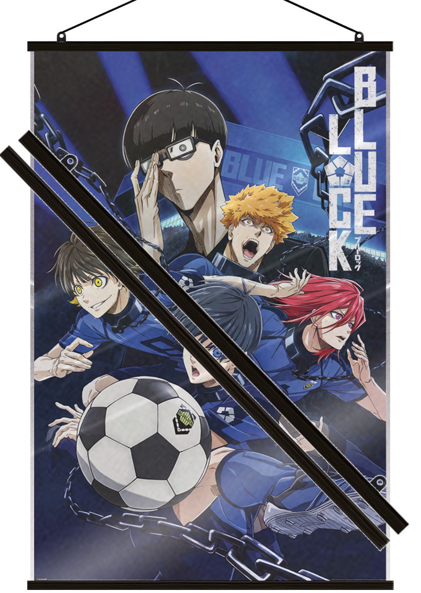 Blue Lock – Anime Soccer TV Show Poster (Characters) (Size 24 x 36″) (LAMINATED)