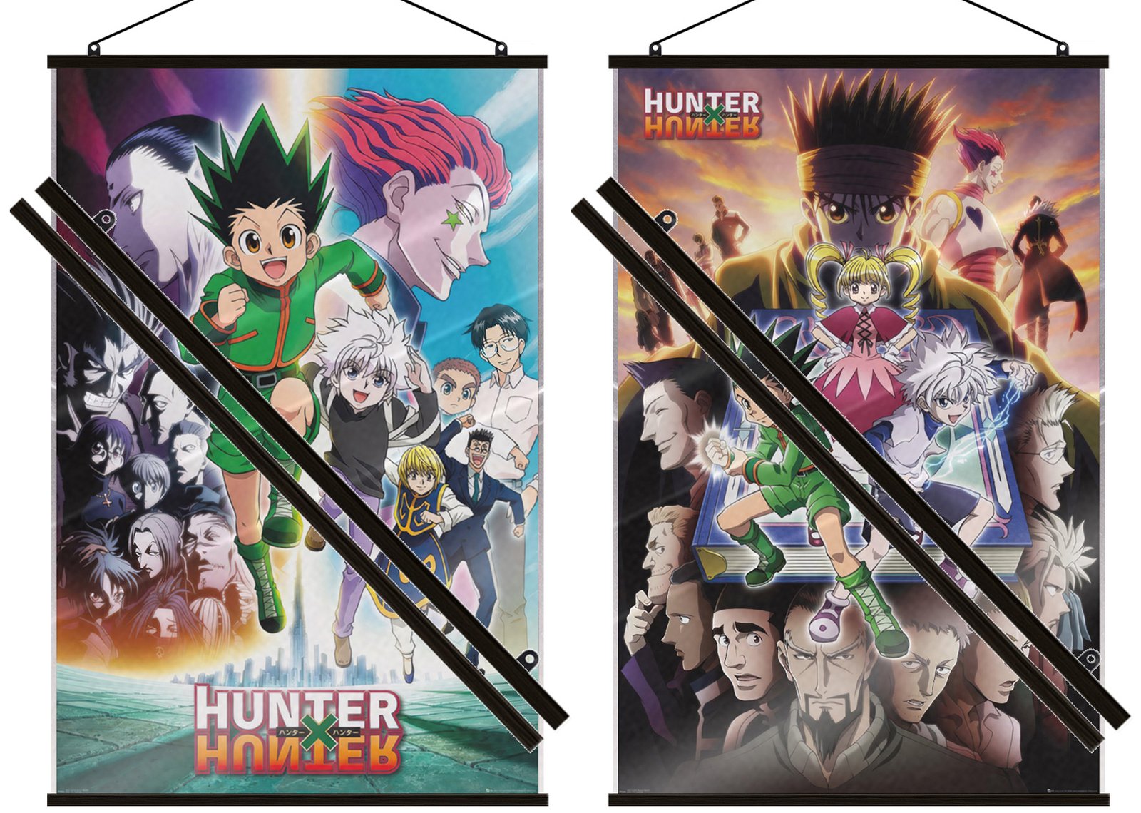 Hunter X Hunter – Poster Set (Key Art & Book) (Size: 24″ x 36″ each) (LAMINATED)