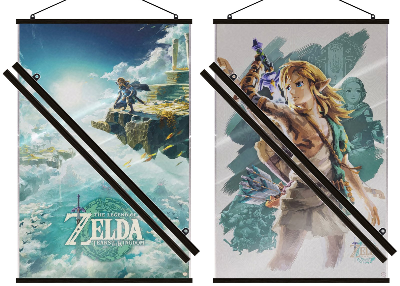 The Legend Of Zelda Tears Of The Kingdom – Poster Set (Cover & Link) (LAMINATED)